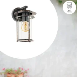 EGLO Valdeo Wandlamp - E27 - 27,5 cm - Koper Antiek Best