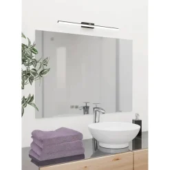 EGLO Verdello Spiegellamp - LED - 60 cm - Zwart/Koper/Wit Online