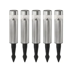 EGLO z_solar tuinverlichting zonne-energie - prikspot - set 5 x LED - RVS Hot
