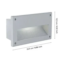 EGLO Zimba Wandlamp - E14 - 22.7 cm - zilver Sale