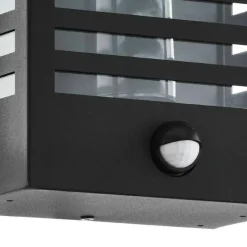 EGLO Alamonte3WandlampBuiten-E27-29,5cm-Sensor-Zwart Clearance