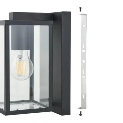 EGLO BudroneWandlampBuiten-E27-27cm-Zwart Clearance