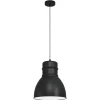 EGLO EburyHanglamp-E27-Ø38cm-Zwart/Wit Online