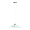 EGLO Lazolo-Hanglamp-1Lichts-Ø420mm.-Nikkel-Mat-WitGelakt Online