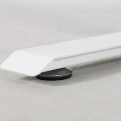 IVOL Elektrisch verstelbaar bureau / thuiswerkplek - 120x60 cm - Glas wit