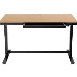 Euroseats Elektrisch verstelbaar bureau / thuiswerkplek - 140x70 cm - Whitewash eiken - Z New