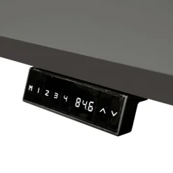 IVOL Elektrisch verstelbaar bureau - 180x80 cm - Dual motor - Zwart / Antraciet Sale