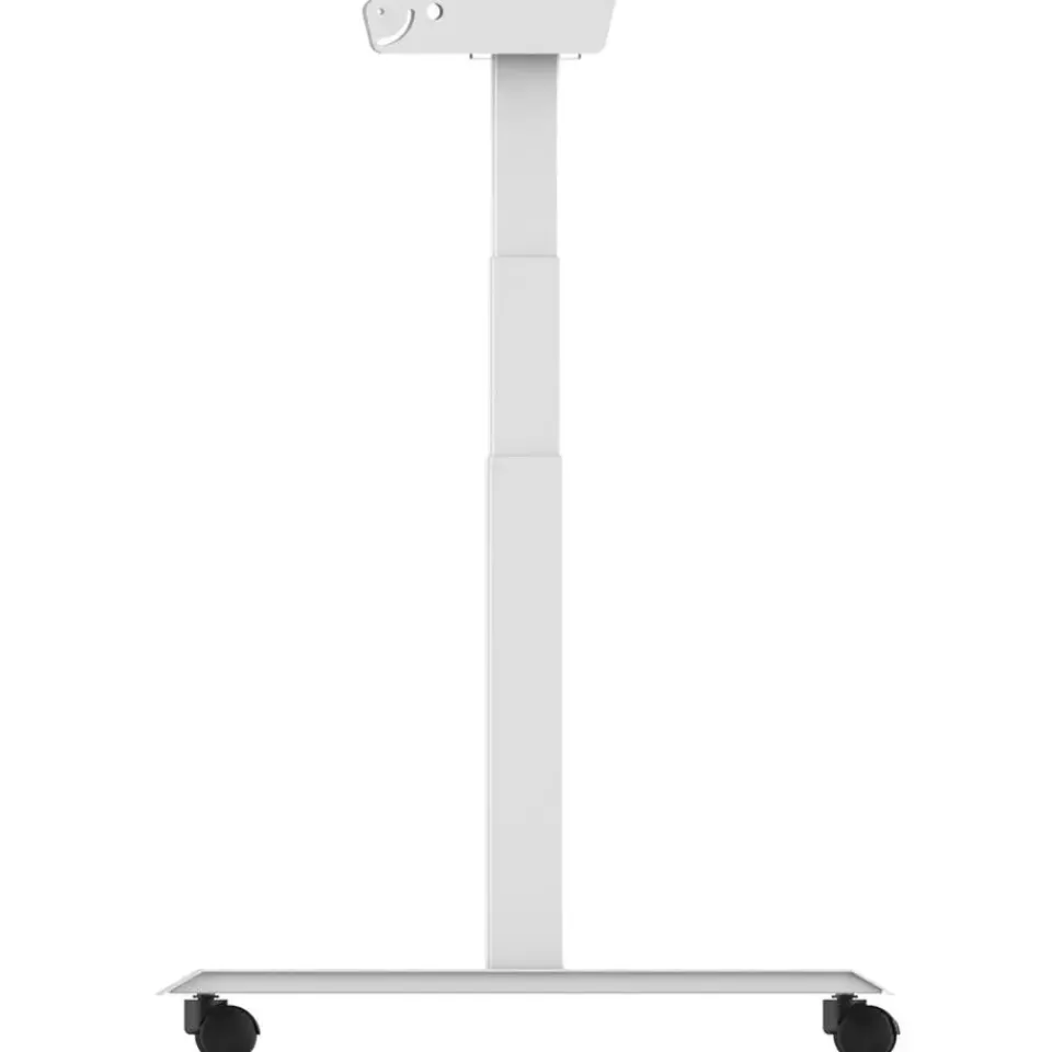 Euroseats Elektrisch verstelbaar, opklapbaar en verrijdbaar bureau - 160x80 cm - Wit fram Sale