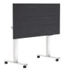 Euroseats Elektrisch verstelbaar, opklapbaar en verrijdbaar bureau - 160x80 cm - Wit fram Discount