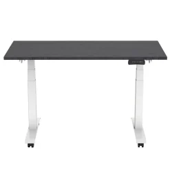 Euroseats Elektrisch verstelbaar, opklapbaar en verrijdbaar bureau - 160x80 cm - Wit fram Discount