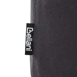 Leen Bakker ELGIN - Poef - Zwart - 37 cm - Fluweel Discount