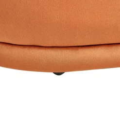 Leen Bakker ELLENDALE - Bankje - Oranje - Fluweel Sale