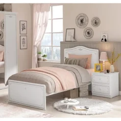 Merkloos Emily meisjesbed 200 x 100 cm Outlet