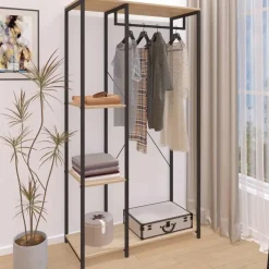 Emob Exclusive Emob Design Kledingrek Alizee - 90x40x167cm - met kledingroede & 2 legplanken Best