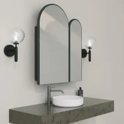 Emob Houten Zwart Badkamerkastje - 100% MDF - 45 cm Hoogte Discount