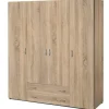 Emob Kledingkast Base - 160 x 52 x 177 cm - Wotan Oak-design Hot