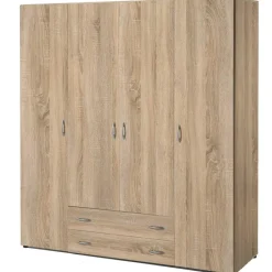Emob Kledingkast Base - 160 x 52 x 177 cm - Wotan Oak-design Hot
