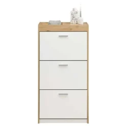 Emob Schoenenkast Paris - 64 x 38 x 126 cm - Wit New