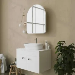 Emob Spiegelkast Woody Fashion - 50 x 12 x 45 cm - Wit Hot