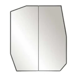 Emob Spiegelkast Woody Fashion - 50 x 12 x 45 cm - Zwart Hot