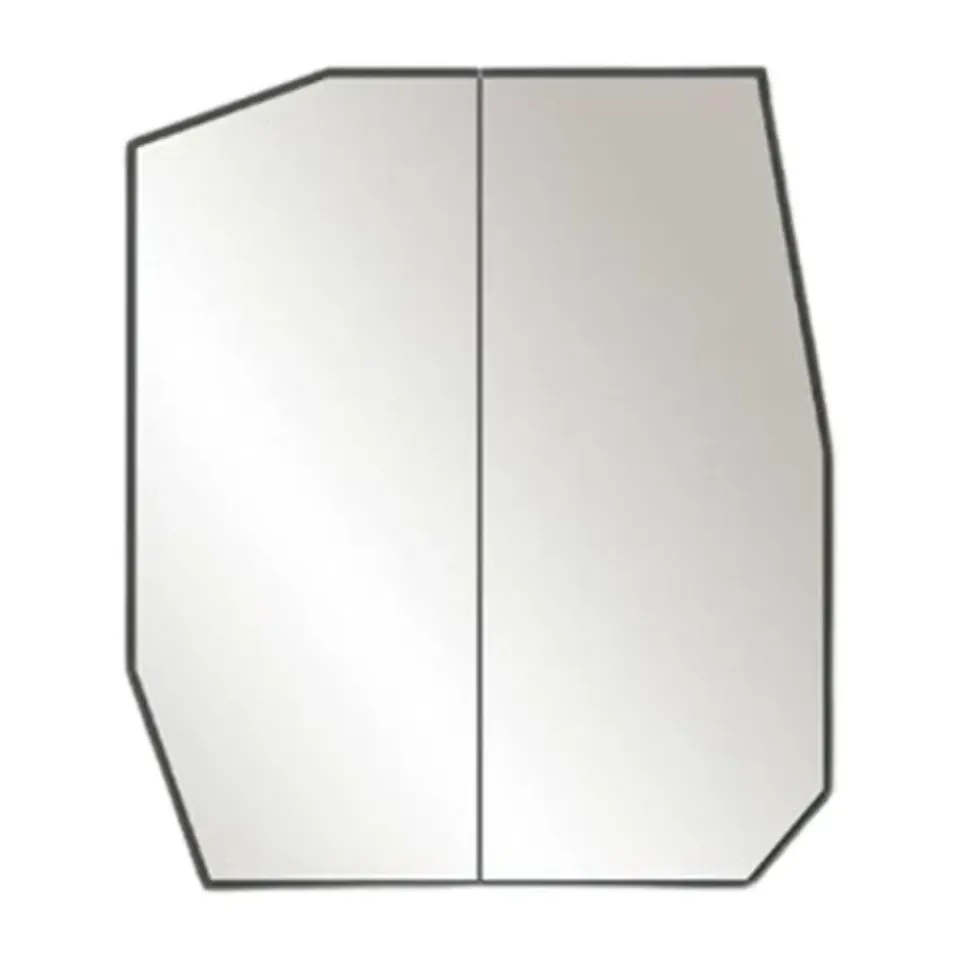 Emob Spiegelkast Woody Fashion - 50 x 12 x 45 cm - Zwart Hot