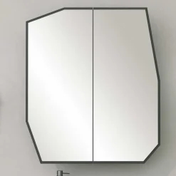 Emob Spiegelkast Woody Fashion - 50 x 12 x 45 cm - Zwart Hot