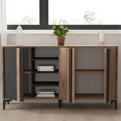 Emob Woody Fashion Console - 160 x 40 x 90 cm - Atlantic Design Sale
