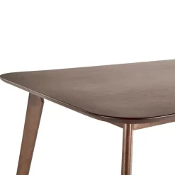 Beliani EPHRATA - Eettafel - Donkere houtkleur - 90 x 150 cm - MDF