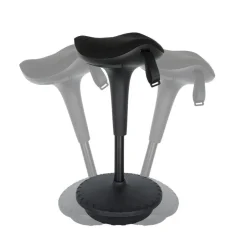 Sedero Ergonomische zit-sta kruk / wiebelkruk Ergo - Zwart Online