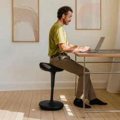 Sedero Ergonomische zit-sta kruk / wiebelkruk Ergo - Zwart Online