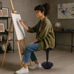 Sedero Ergonomische zit-sta kruk / wiebelkruk Ergo - Zwart Online