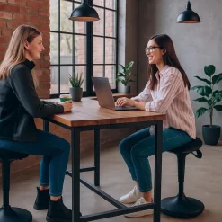 Sedero Ergonomische zit-sta kruk / wiebelkruk Ergo - Zwart Online