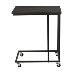 Erro Bijzettafel op wieltjes - 50x35x60cm - zwart New
