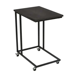 Erro Bijzettafel op wieltjes - 50x35x60cm - zwart New