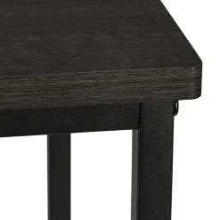 Erro Bijzettafel op wieltjes - 50x35x60cm - zwart New