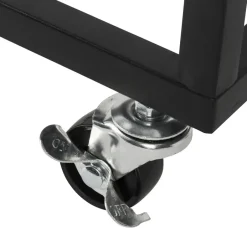 Erro Bijzettafel op wieltjes - 50x35x60cm - zwart New