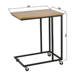 Erro Bijzettafel op wieltjes - 50x35x60cm Sale