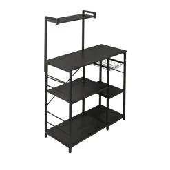 Erro Keukenrek - opbergrek keuken - 90x40x132cm - zwart Sale