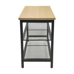 Erro Schoenenrek - metaal/hout - 80x30x45 New