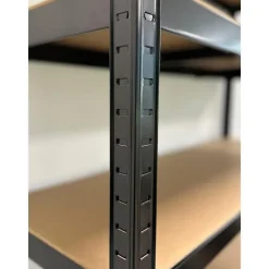 Erro Stellingkast zwart - 120cm breed - Metalen opbergrek - 176x120x40 Clearance