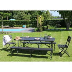 Erro Tuinbank inklapbaar - 180cm - houtlook Hot