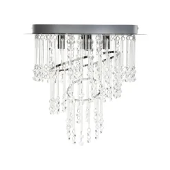 Beliani ESMELLE - Kroonluchter - Zilver - ⌀ 35 cm - Kristal Sale