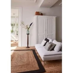 Eva Interior Eva Interieur Vloerkleed Jute - Naturel/Antraciet - 190x290 Online