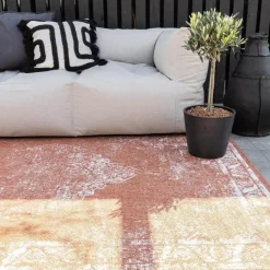 Eva Interior Buiten vloerkleed - Sage- Roest - 200x290 cm