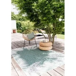 Eva Interior Buiten vloerkleed - Leaf - Groen - 200x290 cm Discount