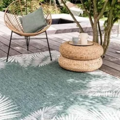 Eva Interior Buiten vloerkleed - Leaf - Groen - 160x230 cm New