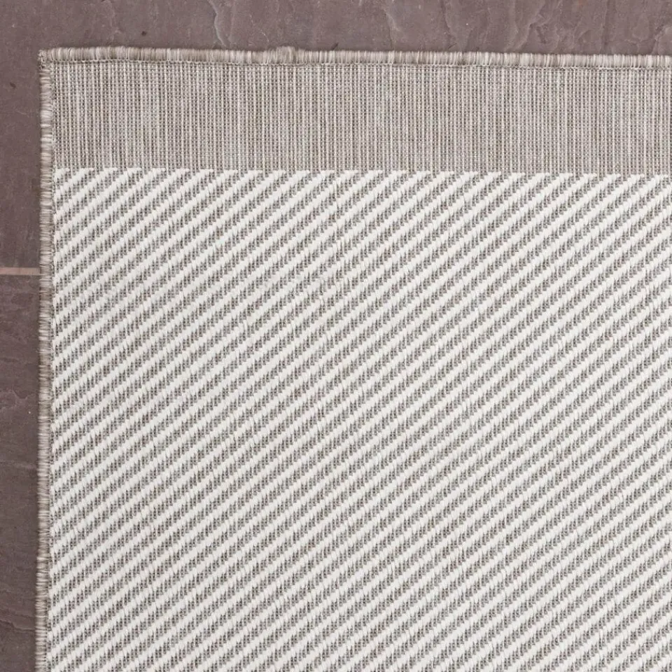 Eva Interior Buitenkleed Border Naturel/wit - 230 x 160 cm Sale