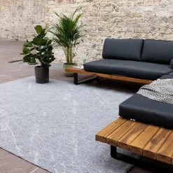 Eva Interior Buitenkleed Marble grijs/wit - 290 x 200 cm Outlet