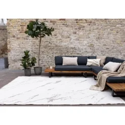 Eva Interior Buitenkleed Marble naturel/wit - 290 x 200 cm Hot