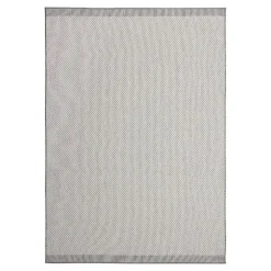 Eva Interior Buitenkleed Border grijs/wit - 340 x 240 cm Outlet